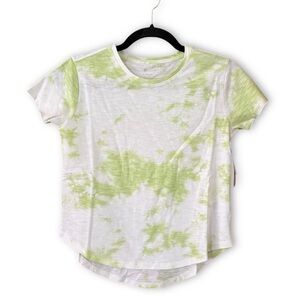 Zella Girls Green Tie Dye Tee NWT Size 10/12 Large